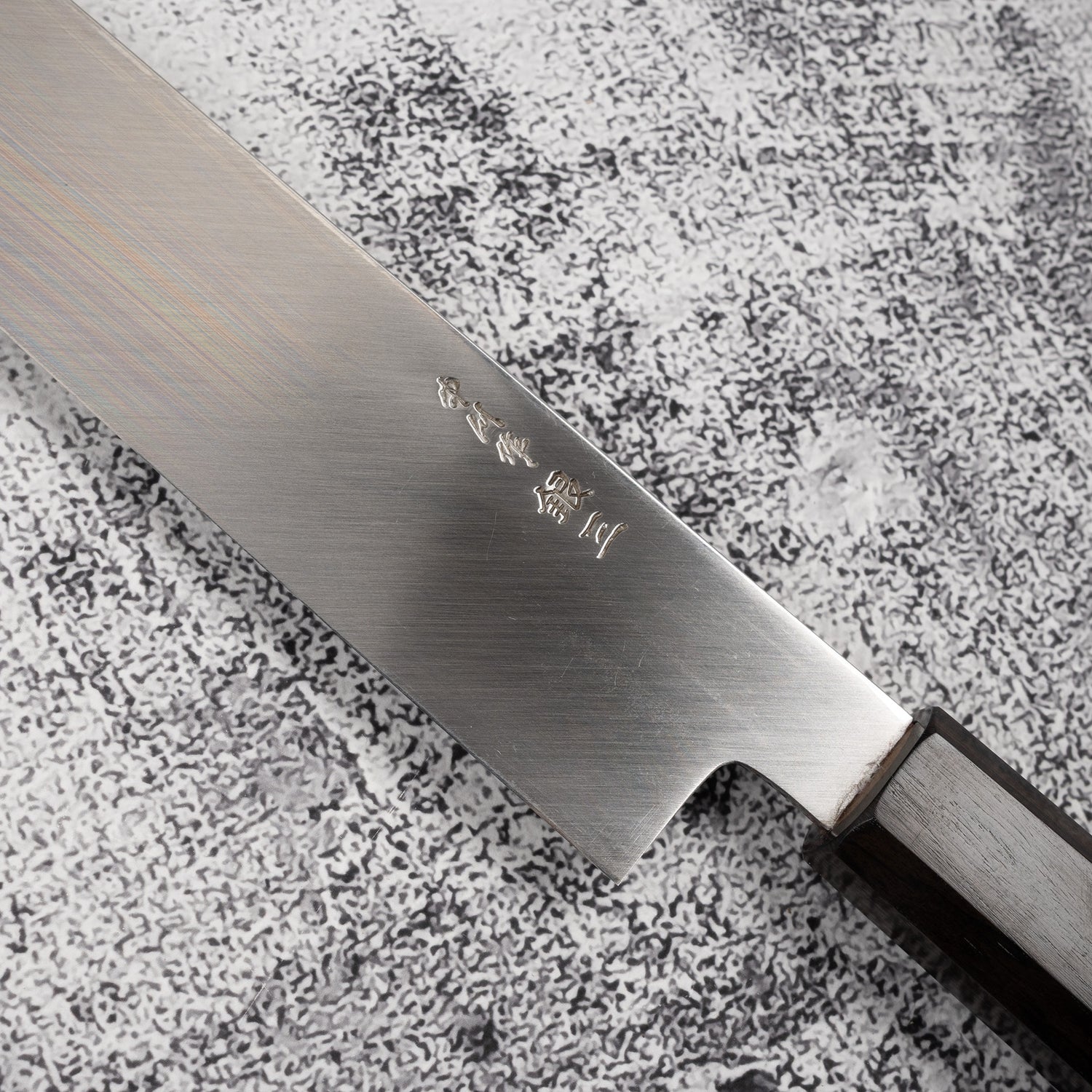 Nakagawa Ginsan K-tip Yanagiba 330 mm Mirror-polished Ebony