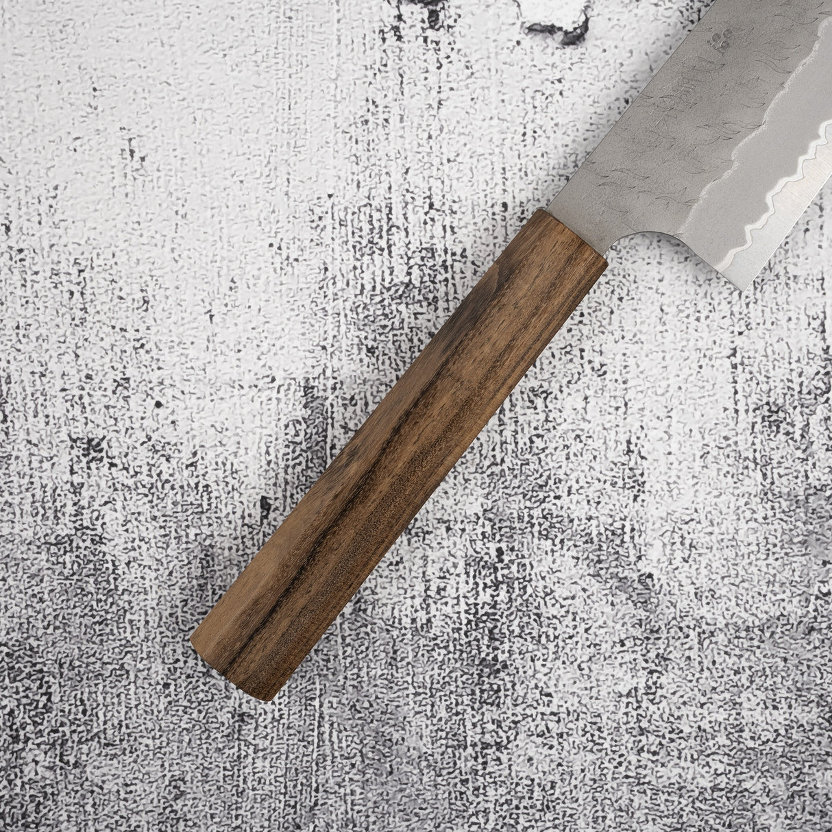 Nigara Aogami(藍色)Super Gyuto 210mm Tsuchime Black Chacate