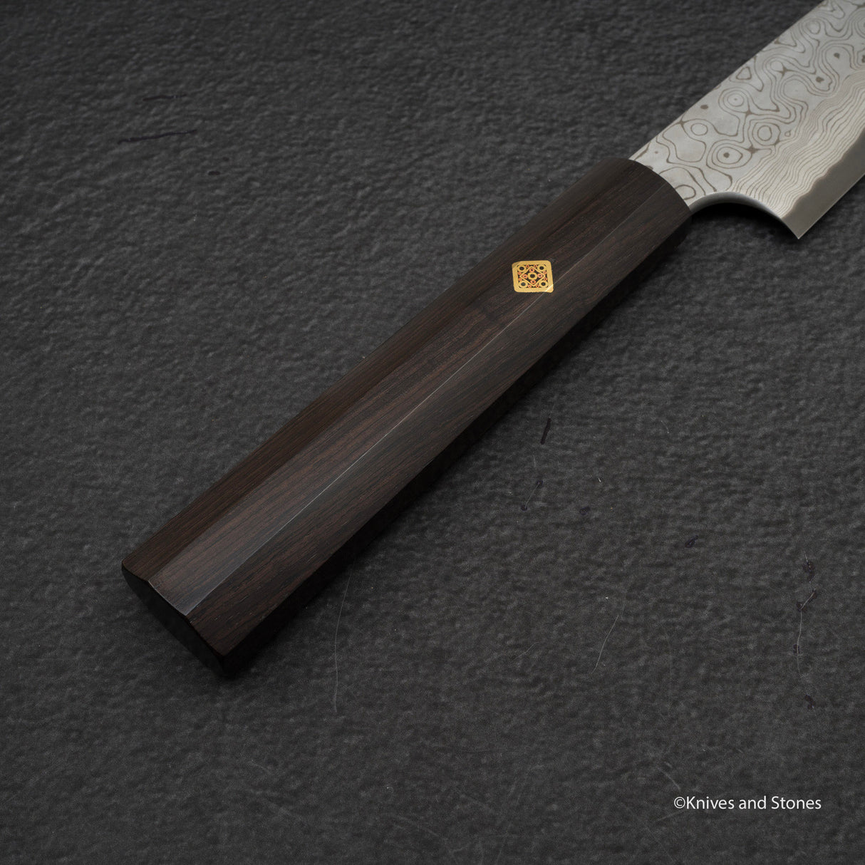 Nigara Anmon 黑染藍 2 大馬士革柳葉 330mm