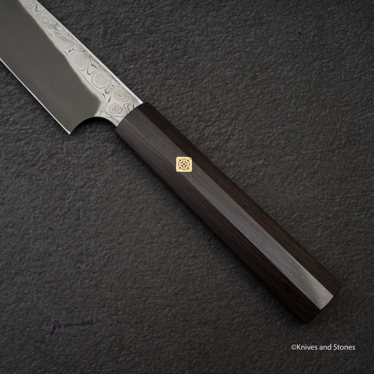 Nigara Anmon 黑染藍 2 大馬士革柳葉 330mm