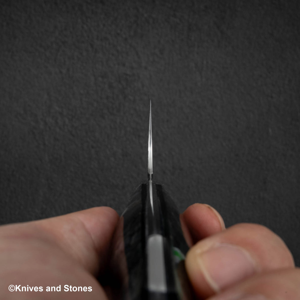 Nigara Anmon(暗紋)SG2 雨滴大馬士革 K 尖 Gyuto 210 毫米珍珠母鑲嵌手柄