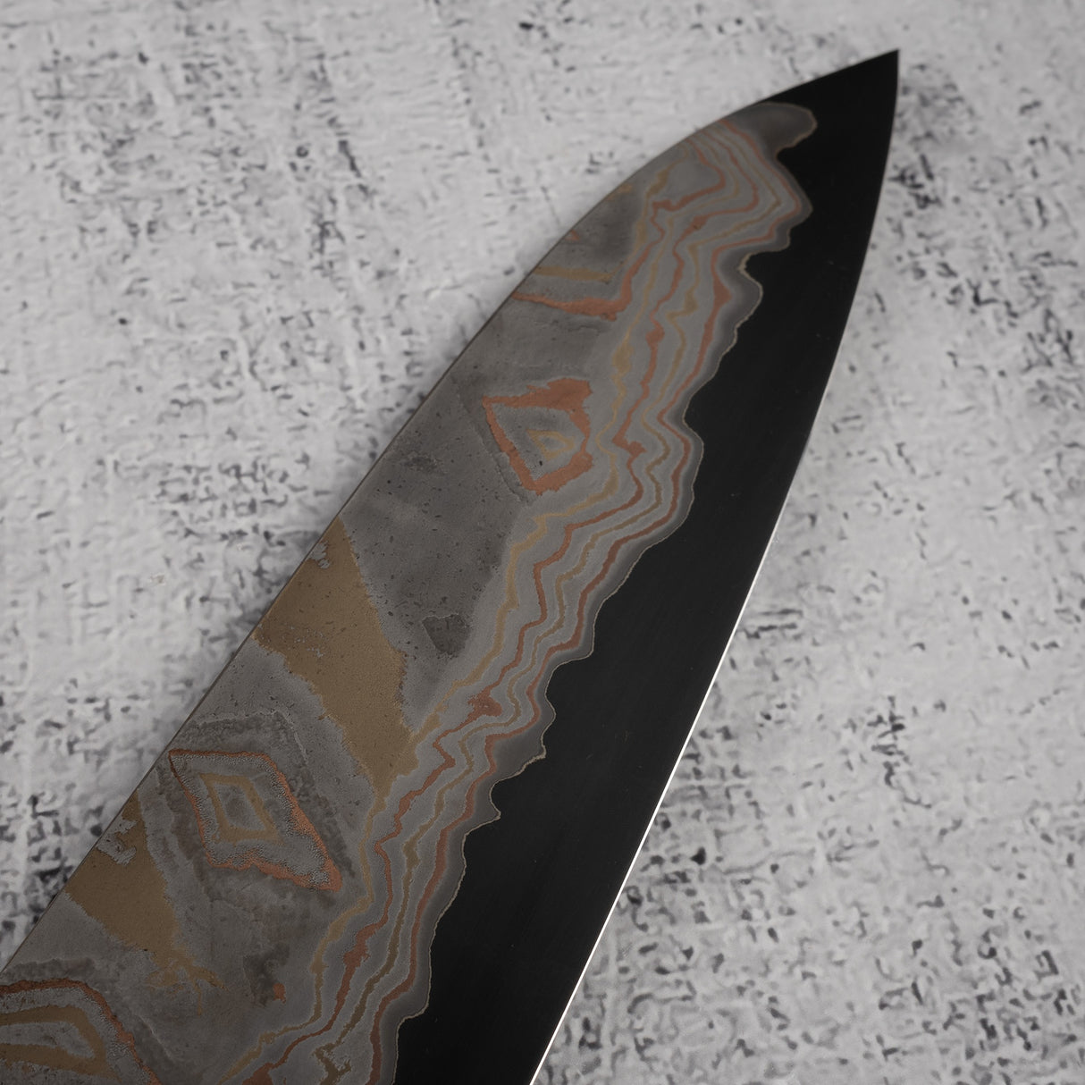 Nigara Irodori Blue 2 Rainbow Damascus Gyuto 240mm by Hatsukokoro