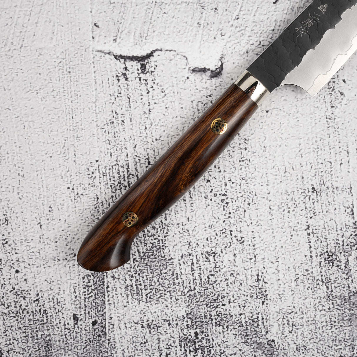 Nigara SG2 Kurouchi Petty 150mm Tsuchime Western Ironwood with Saya