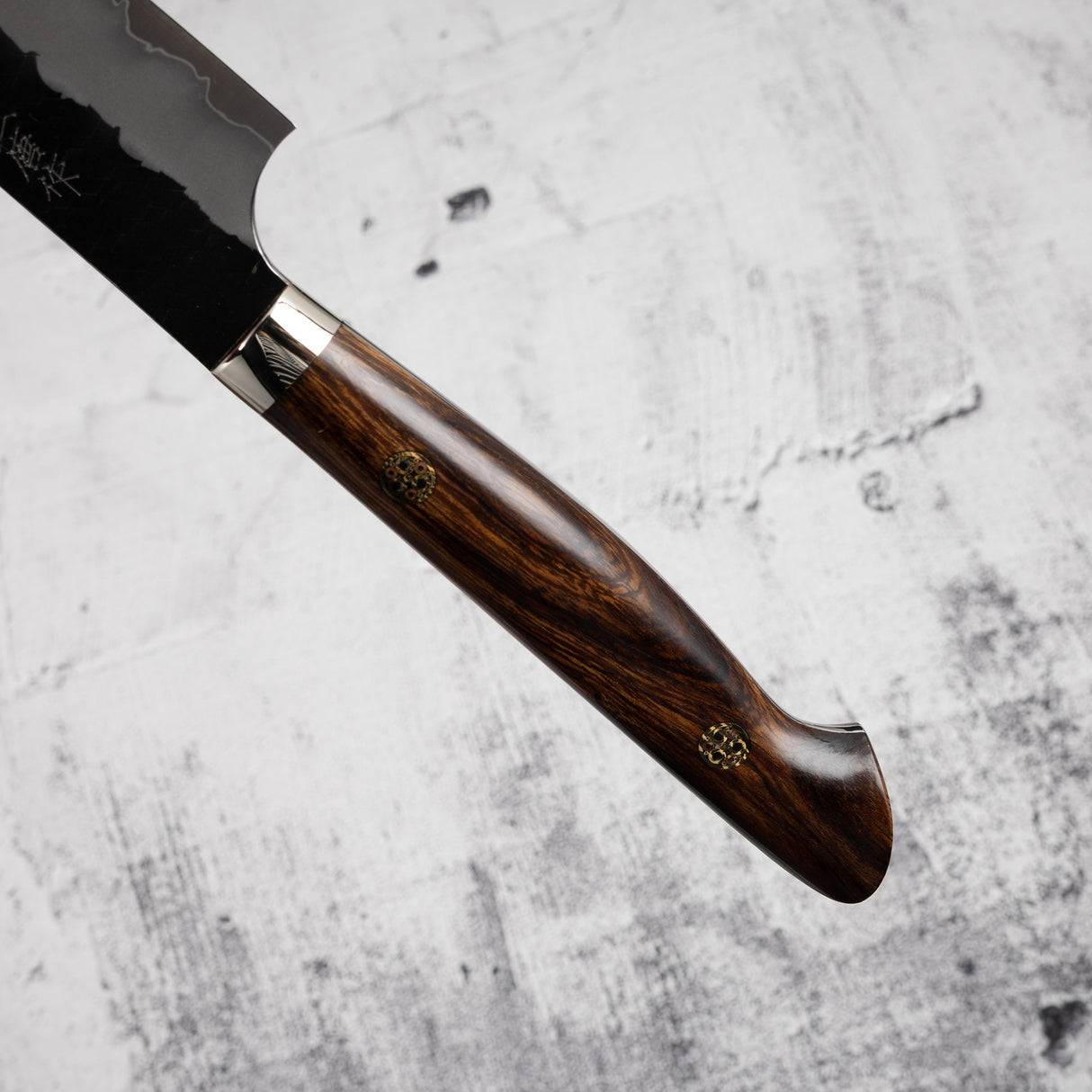 Nigara SG2 Kurouchi Petty 150mm Tsuchime Western Ironwood with Saya