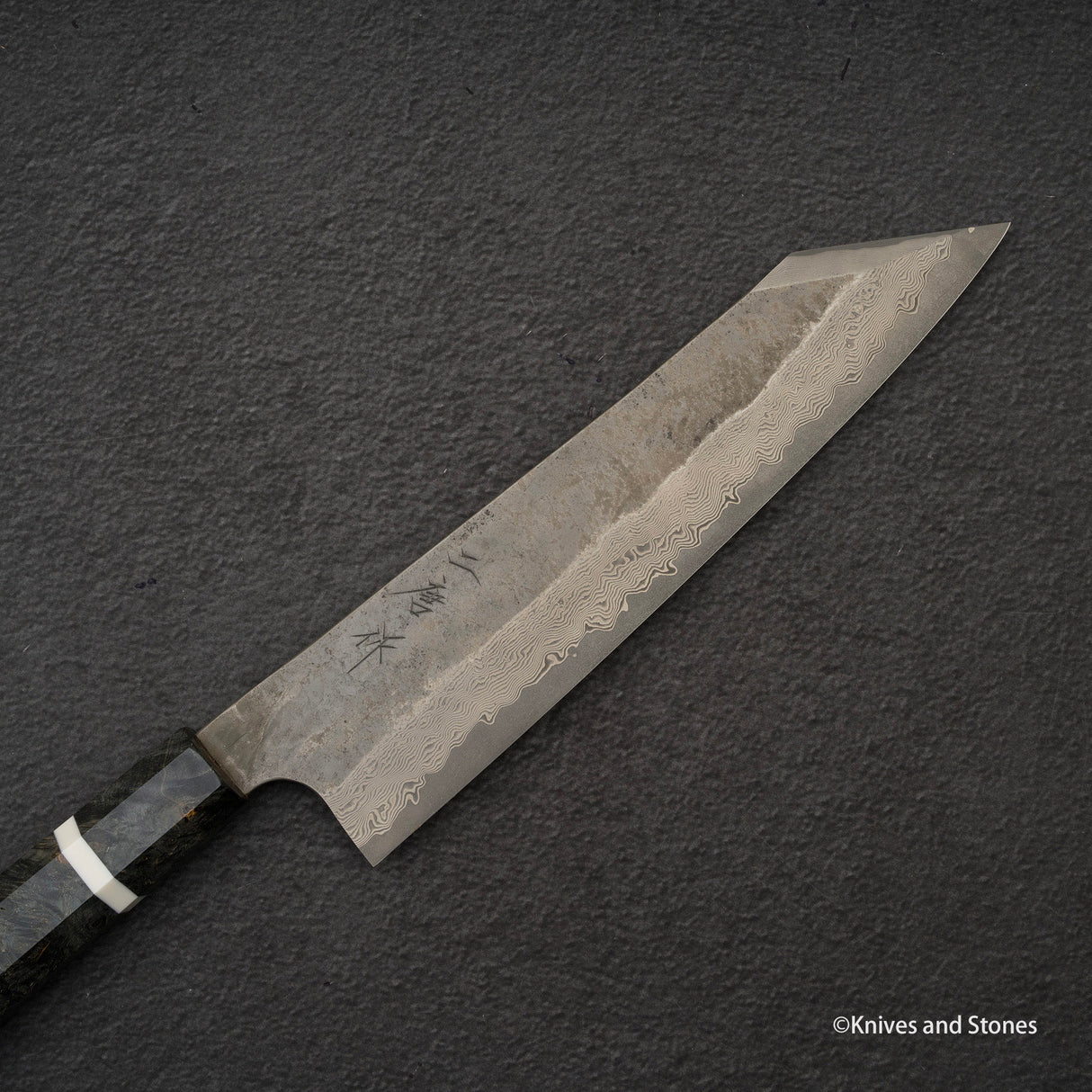 Nigara Ginsan Kurozome Damascus K-tip Gyuto 240mm