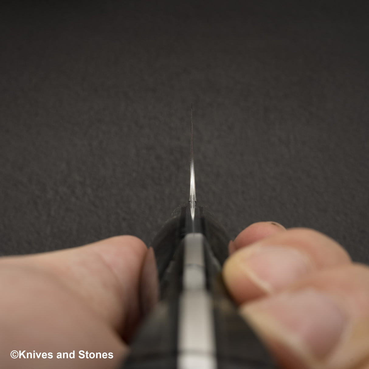 Nigara Anmon(暗紋)SG2 雨滴大馬士革文化 180 毫米珍珠母貝鑲嵌手柄