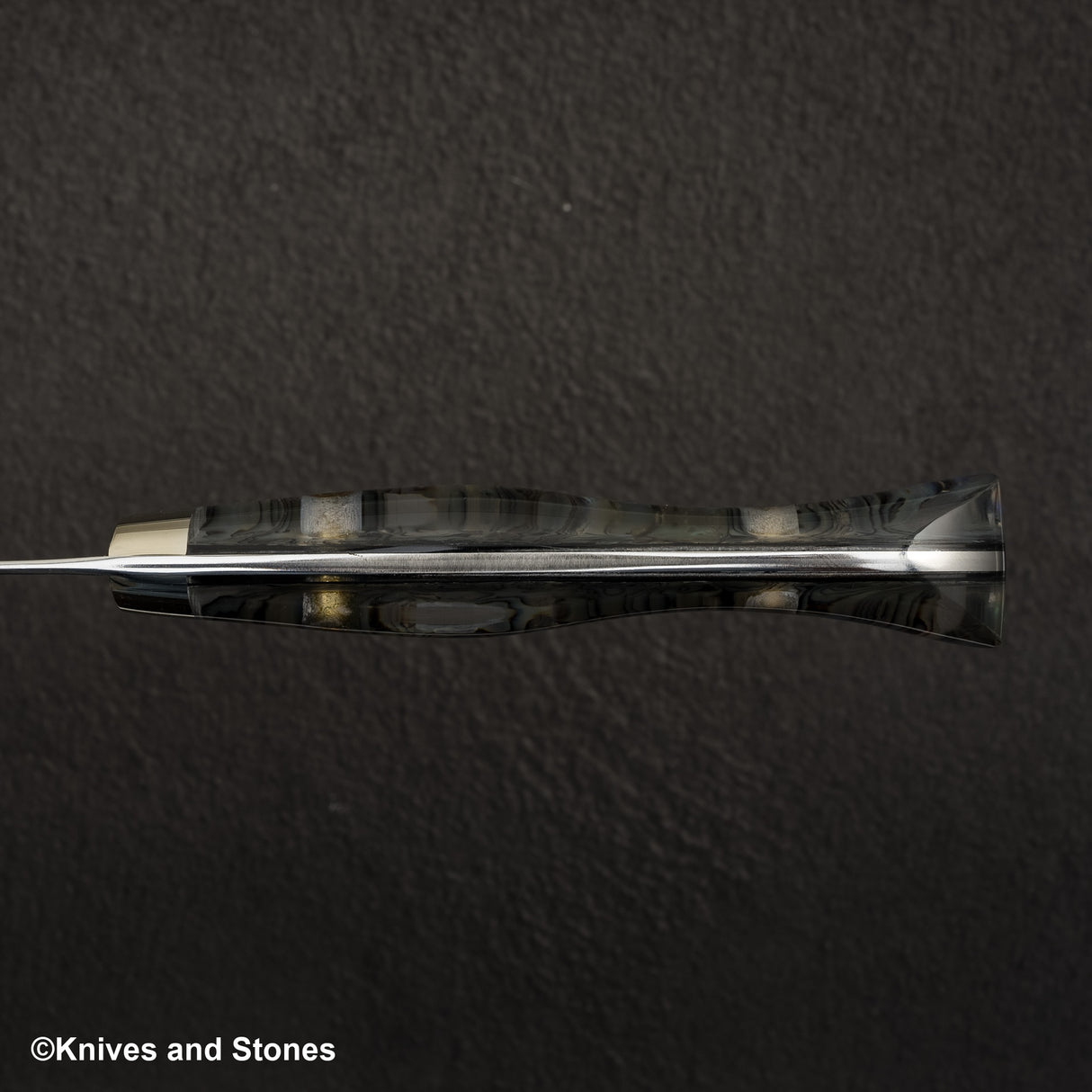 Nigara Anmon (暗紋) SG2 雨滴大馬士革 K 尖 Petty 150 毫米珍珠母鑲嵌手柄