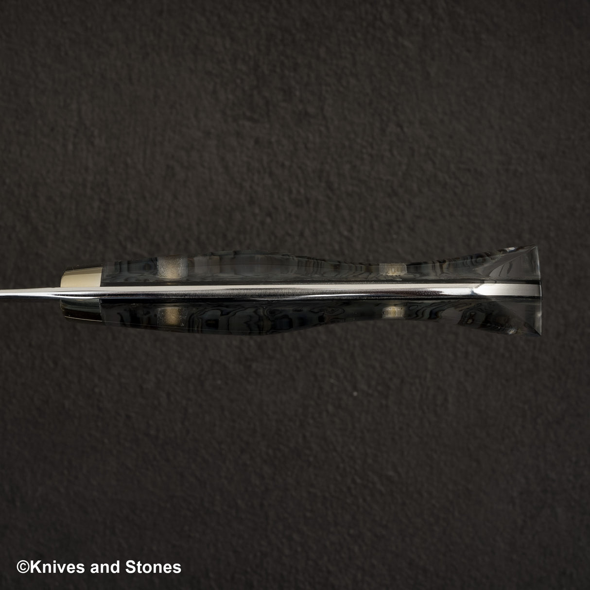 Nigara Anmon(暗紋)SG2 雨滴大馬士革三德 180 毫米珍珠母貝鑲嵌手柄