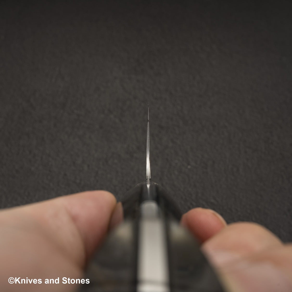 Nigara Anmon(暗紋)SG2 雨滴大馬士革三德 180 毫米珍珠母貝鑲嵌手柄