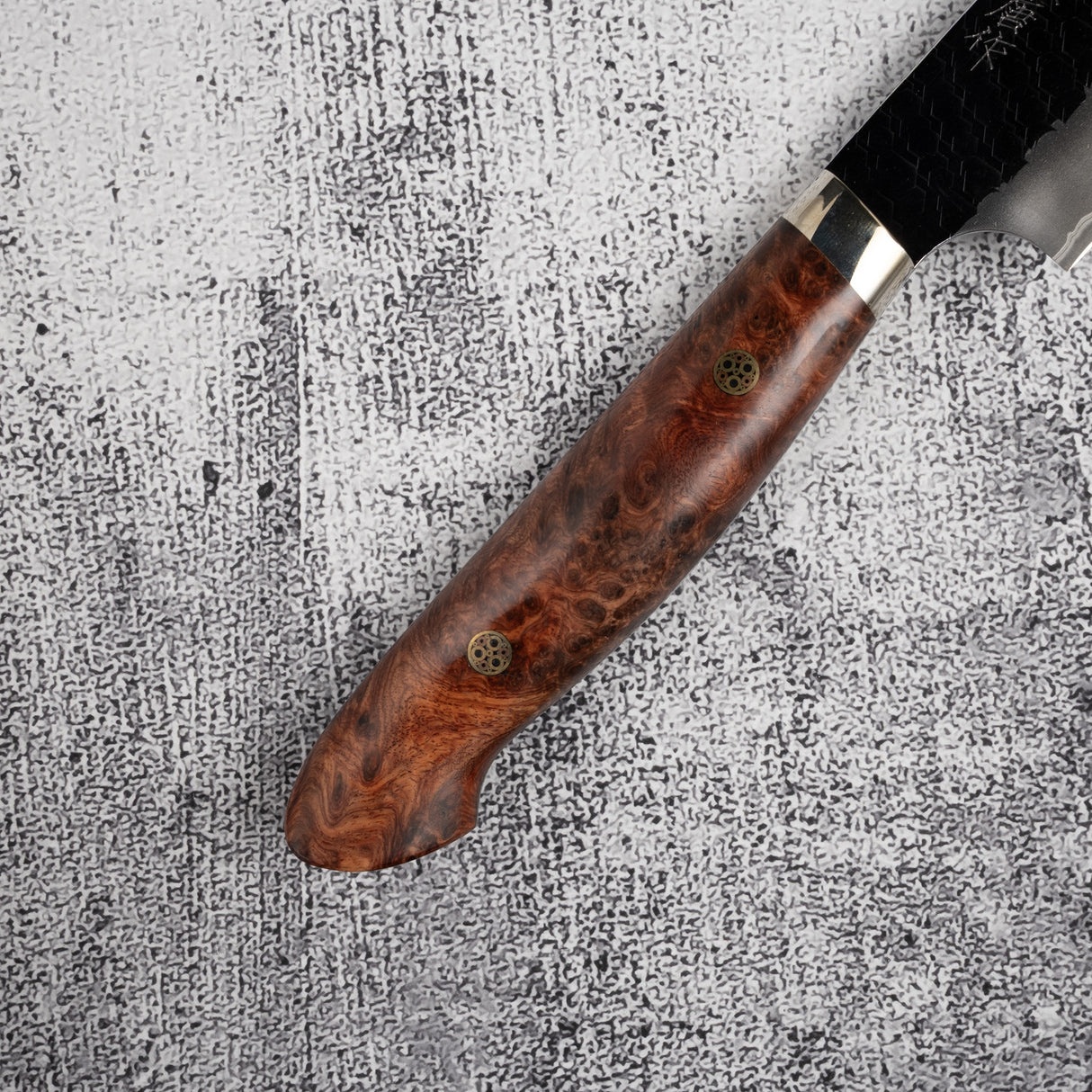 Nigara SG2 K-tip Sujihiki 255mm Tsuchime Kurouchi Amboyna Western