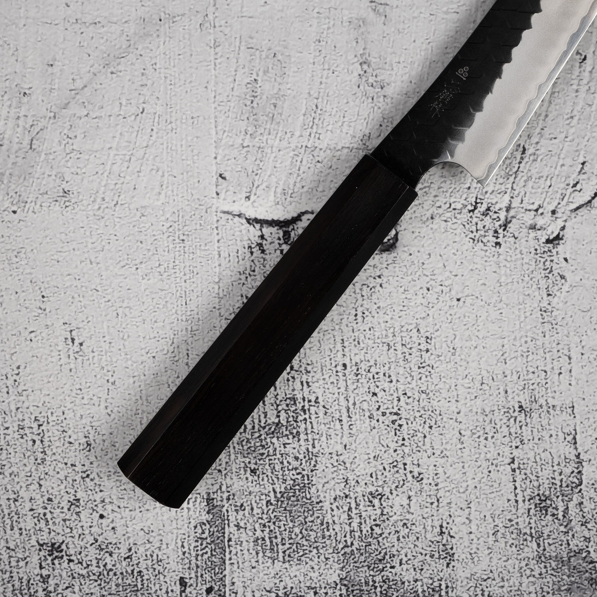 Nigara SG2 KU Butcher 165mm Kurouchi Tsuchme Ebony