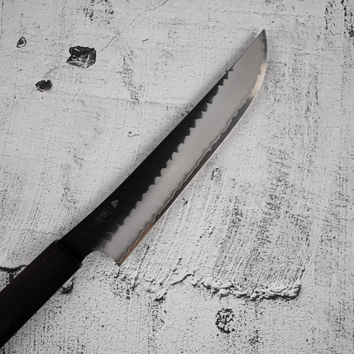 Nigara SG2 KU Butcher 165mm Kurouchi Tsuchme Ebony