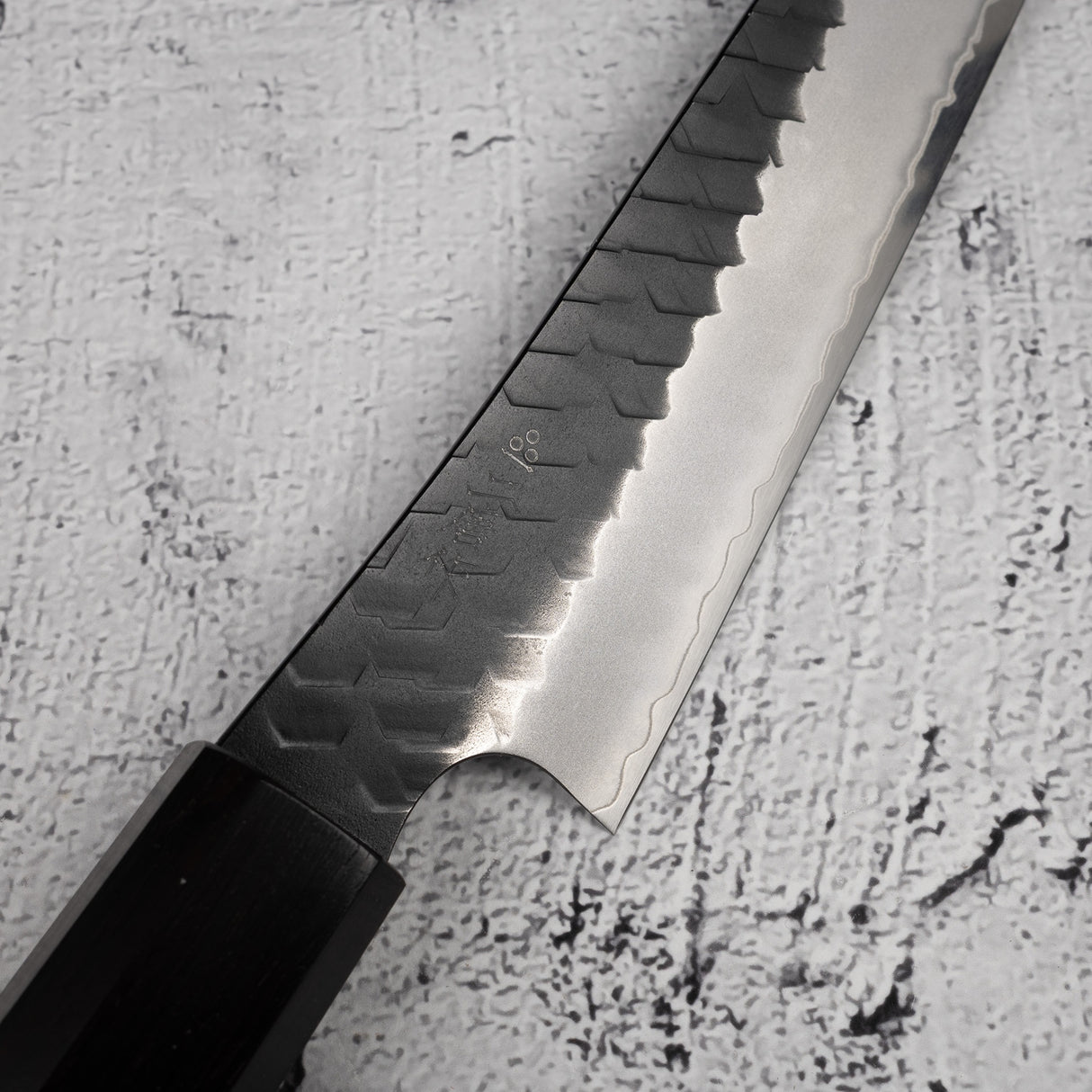 Nigara SG2 KU Butcher 165mm Kurouchi Tsuchme Ebony