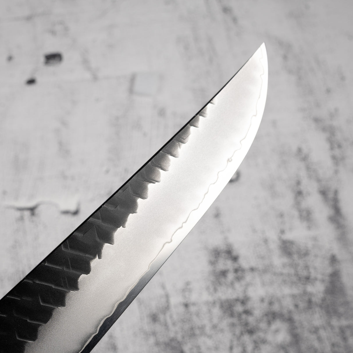 Nigara SG2 KU Butcher 165mm Kurouchi Tsuchme Ebony