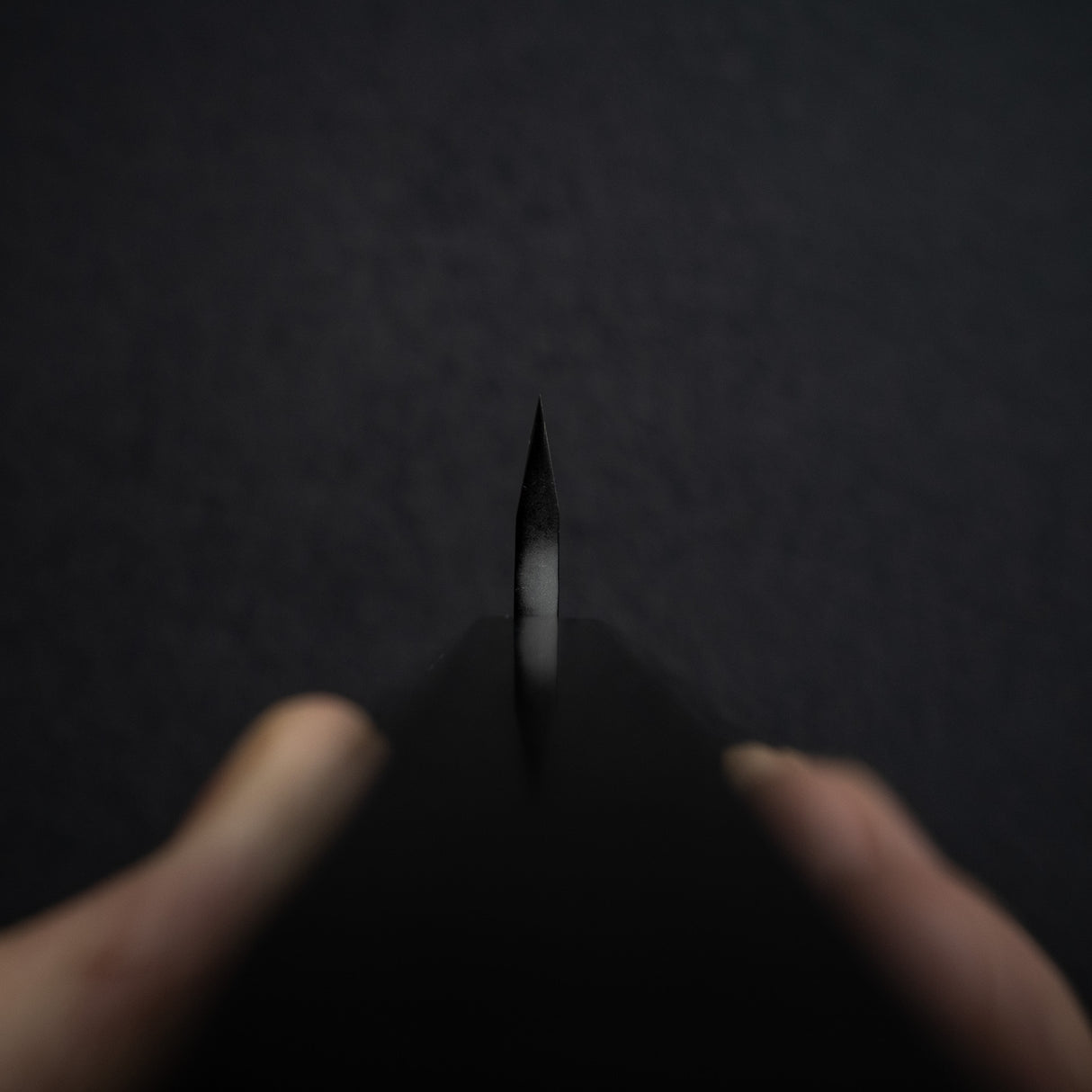 Nigara SG2 KU Double-bevel Honesuki 150mm (Boning Knife) Tsuchime Ebony