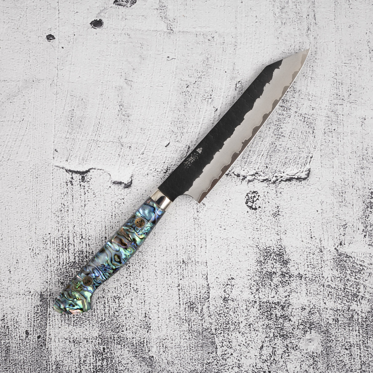 Nigara SG2 K-tip Petty 150mm Tsuchime Kurouchi 西洋珍珠母