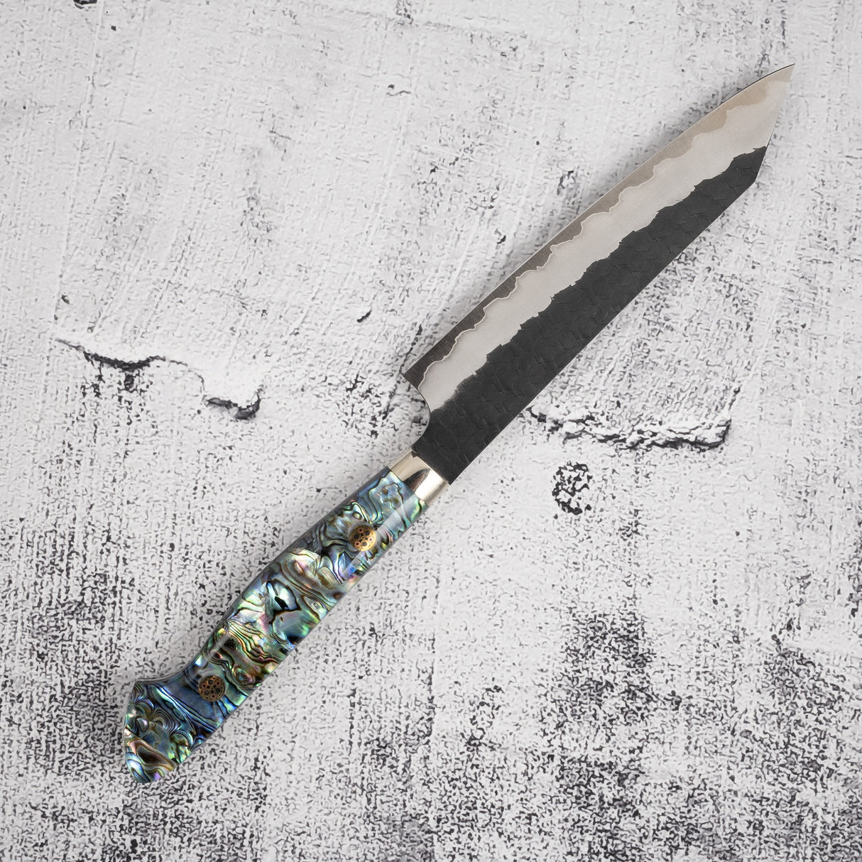 Nigara SG2 K-tip Petty 150mm Tsuchime Kurouchi 西洋珍珠母