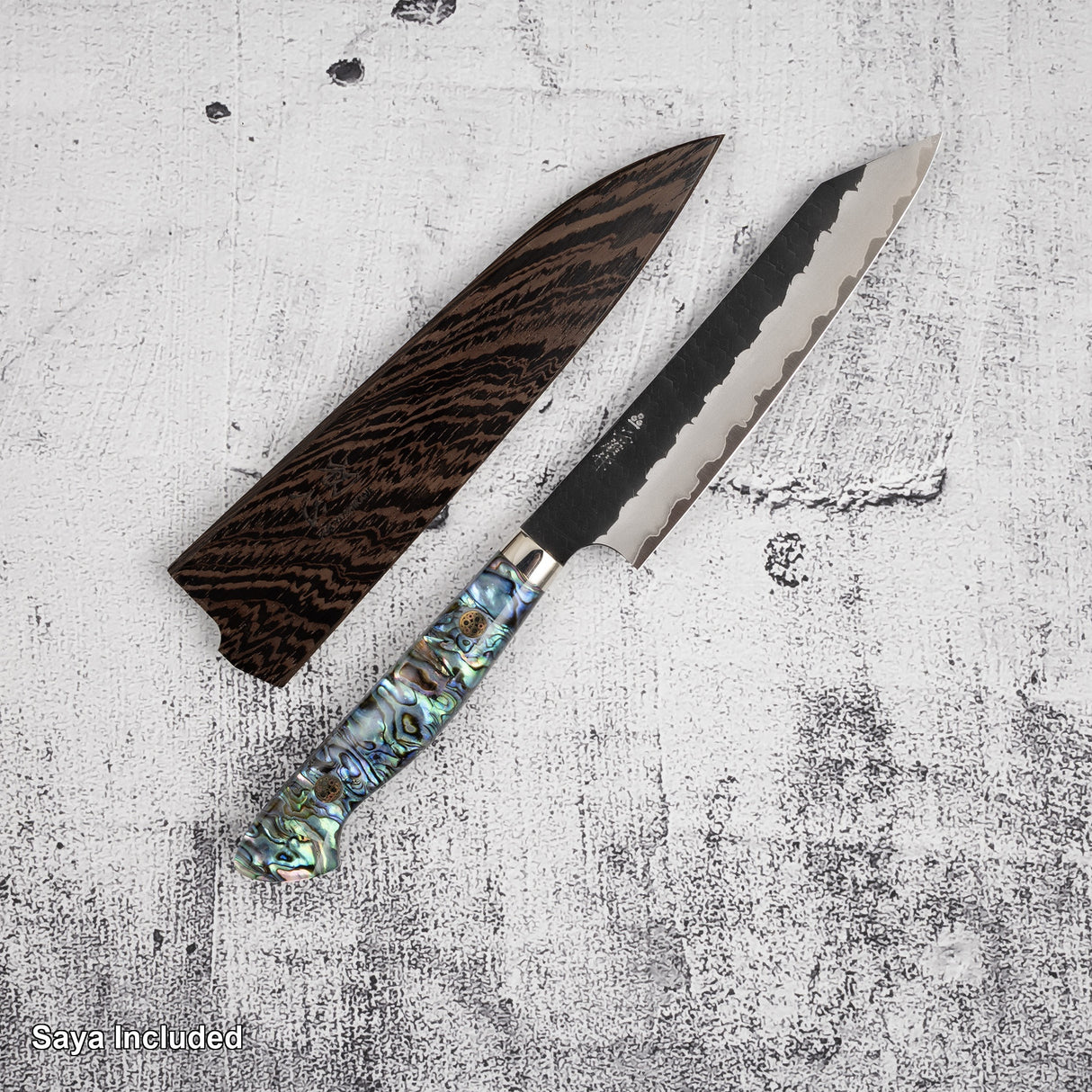 Nigara SG2 K-tip Petty 150mm Tsuchime Kurouchi 西洋珍珠母