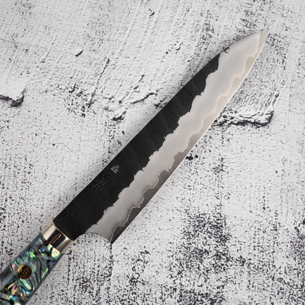 Nigara SG2 Petty 150mm Tsuchime Kurouchi 西洋珍珠母