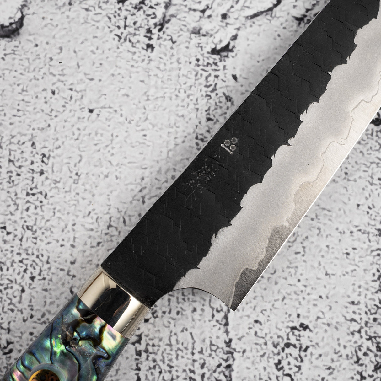 Nigara SG2 Petty 150mm Tsuchime Kurouchi 西洋珍珠母