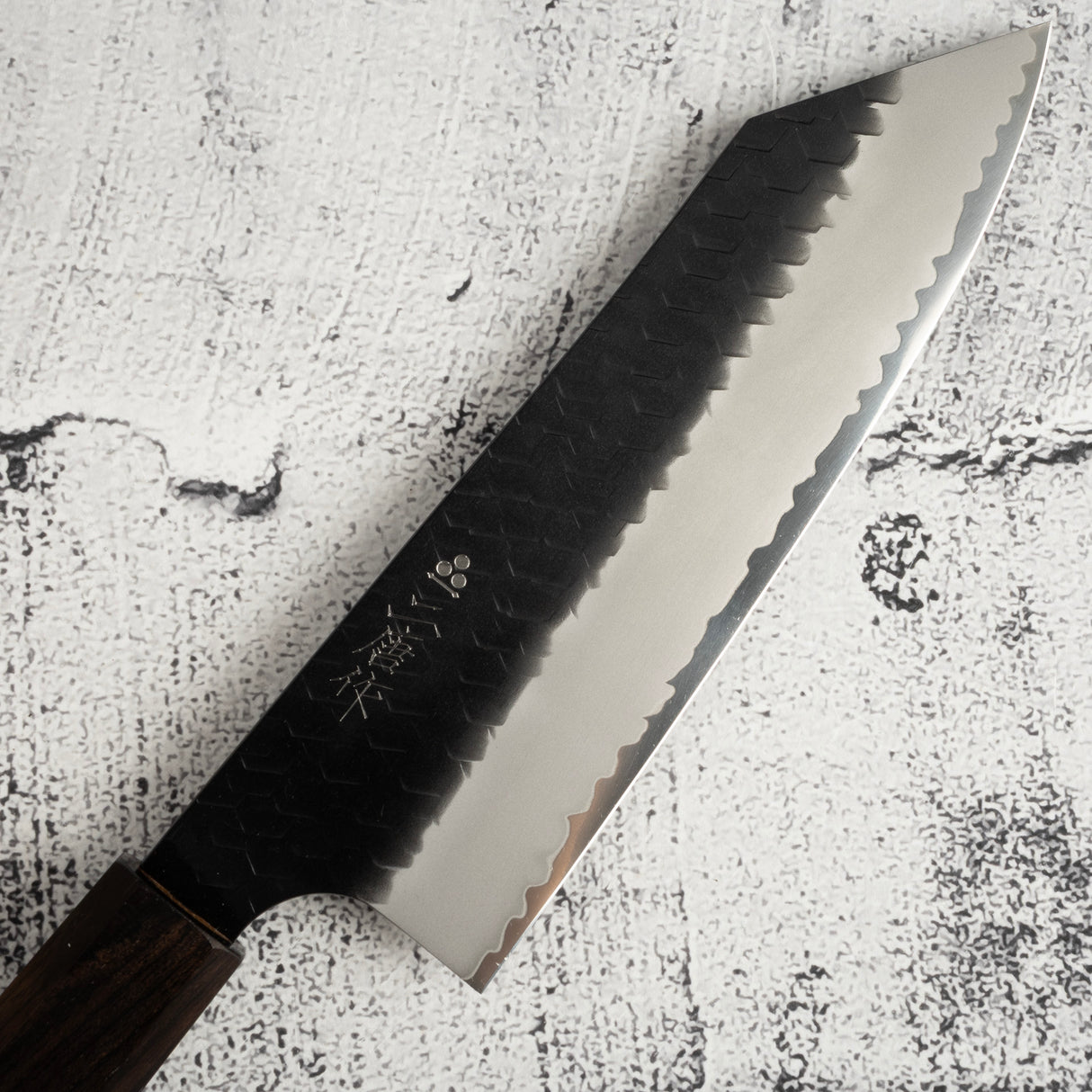 Nigara SG2 Kurouchi Tsuchime Bunka 180mm