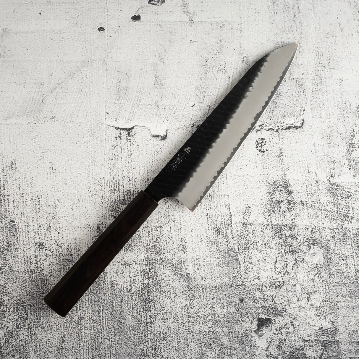 Nigara SG2 Kurouchi Tsuchime Gyuto 210mm