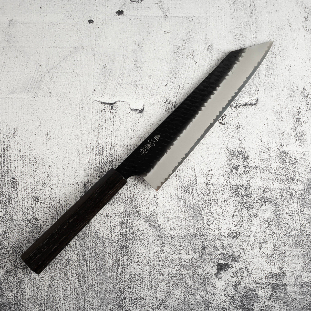 Nigara SG2 Kurouchi Tsuchime K tip Gyuto 240mm