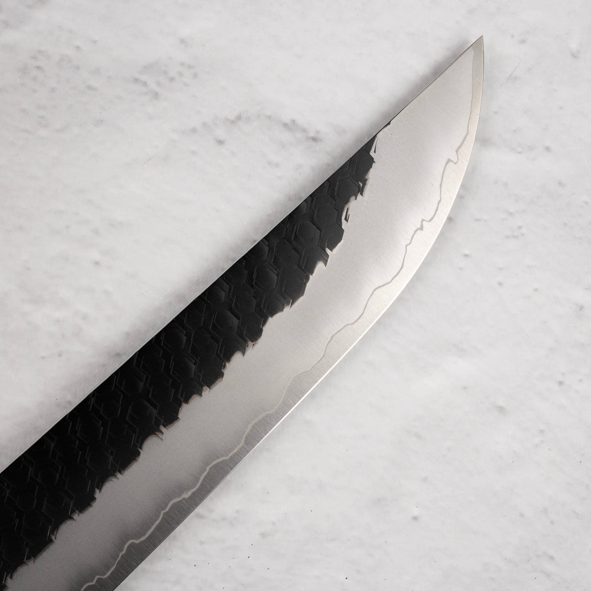 Nigara SG2 Kurouchi Tsuchime Sujihiki 300mm Western Ironwood