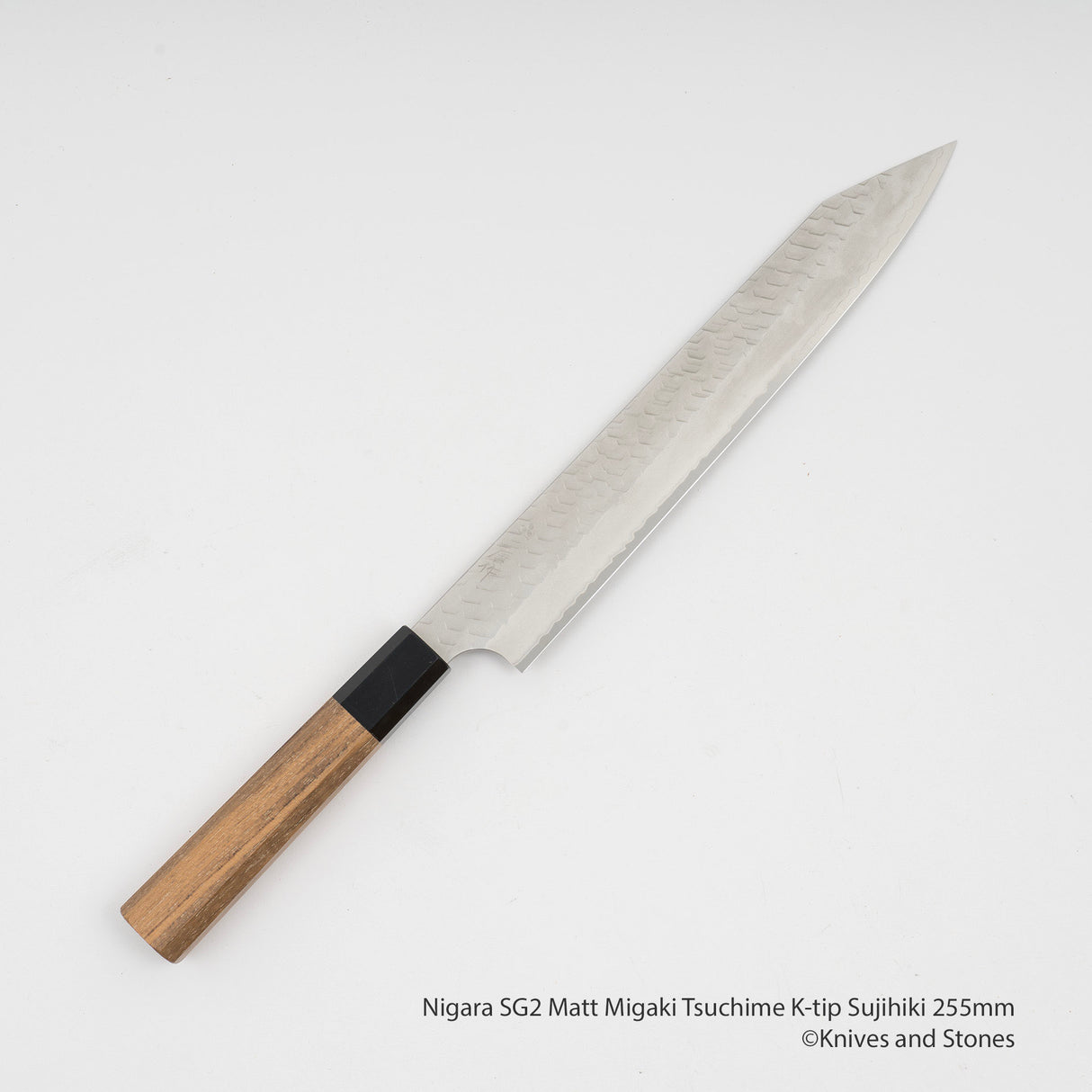 二唐SG2霧面磨槌目K型筋引 255mm