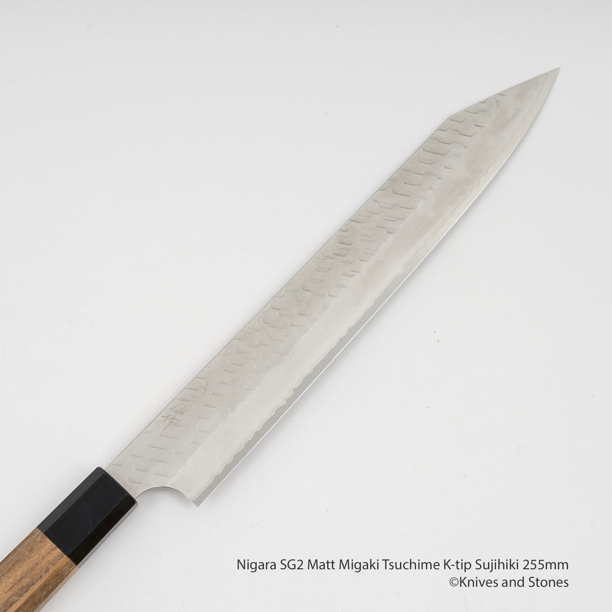 二唐SG2霧面磨槌目K型筋引 255mm