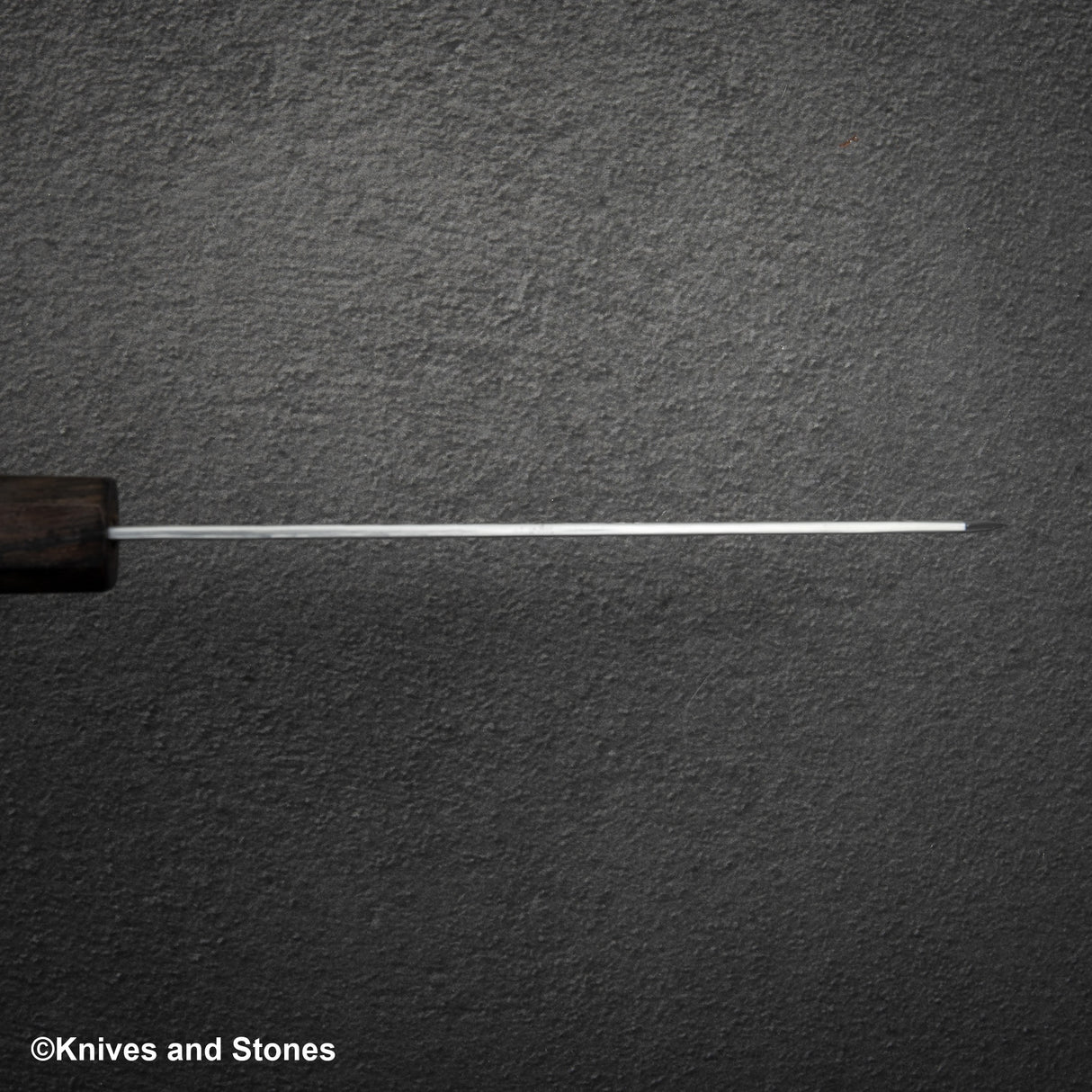 Nigara SG2 Tsuchime Matt Migaki K 尖 Nakiri 180mm 烏木手柄