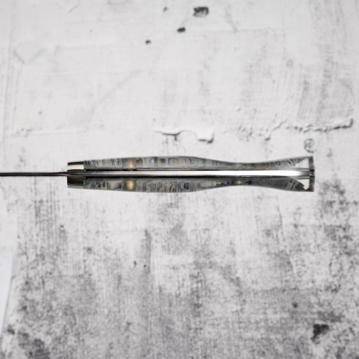 二唐 SG2 珍珠母 魚尾型筋引 270mm 黑打槌目