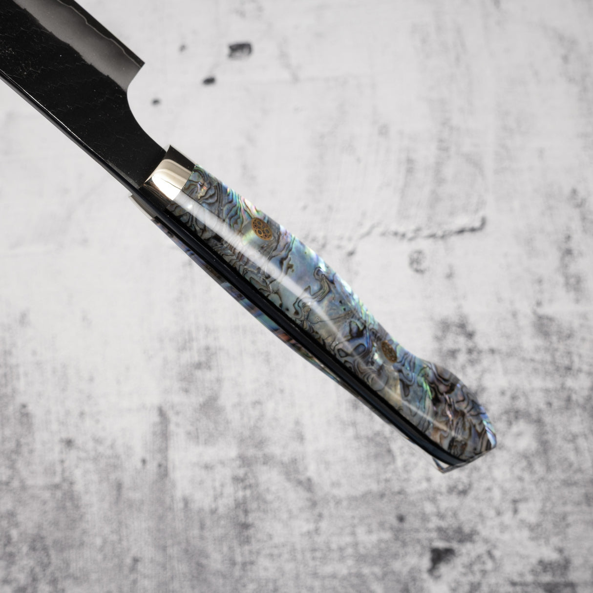 二唐 SG2 珍珠母 魚尾型筋引 270mm 黑打槌目