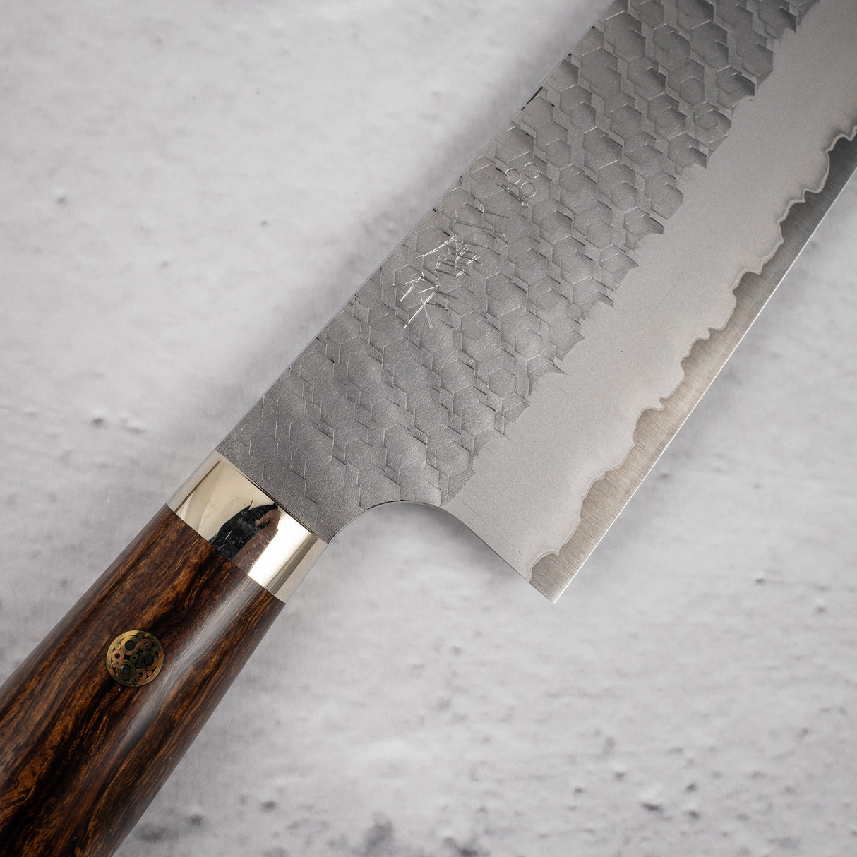 Nigara SG2 Tsuchime Matt Migaki Bunka 180mm 西部鐵木