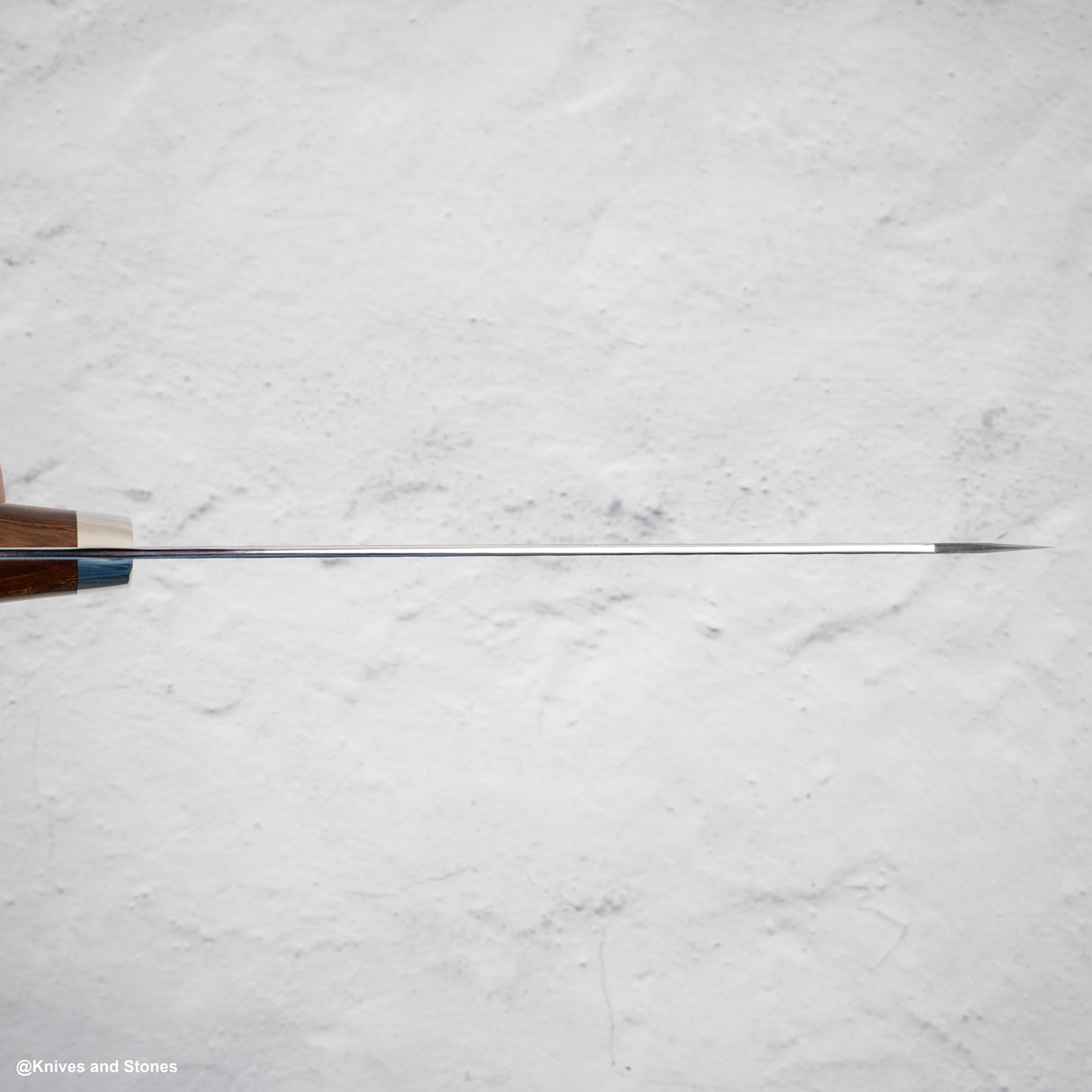 Nigara SG2 Tsuchime Matt Migaki K-tip Gyuto 210mm 西部鐵木