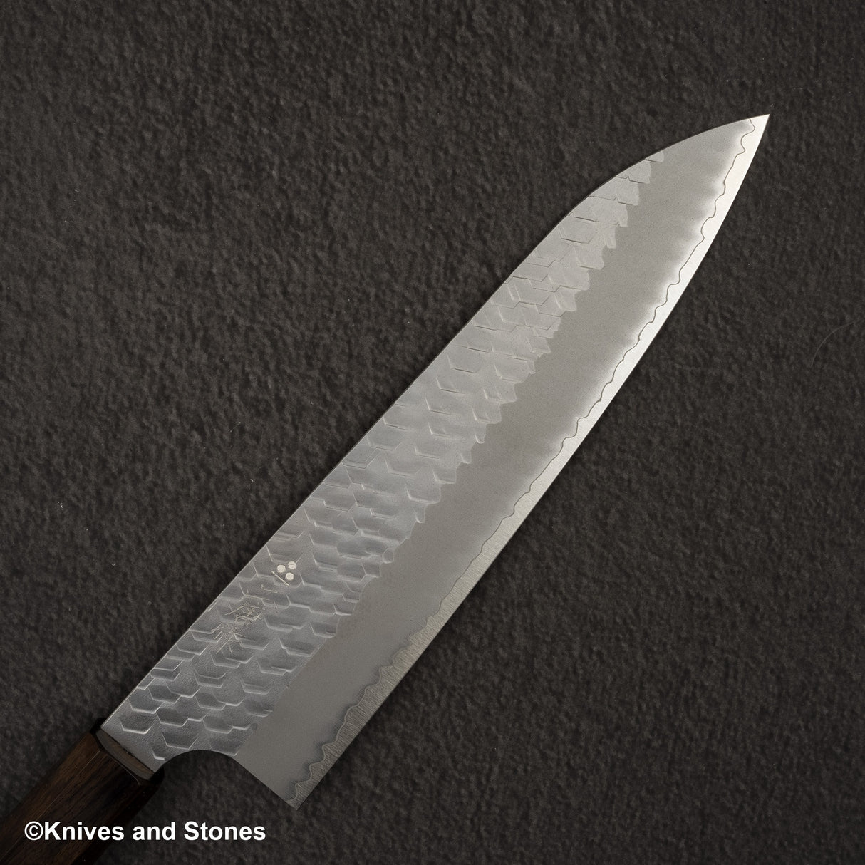 Nigara SG2 Tsuchime Matt Migaki Gyuto 210mm Ebony Handle