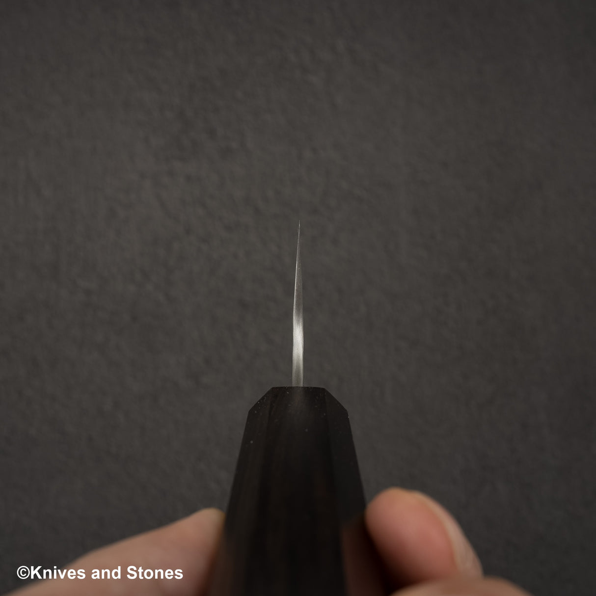 Nigara SG2 Tsuchime Matt Migaki Gyuto 210mm Ebony Handle