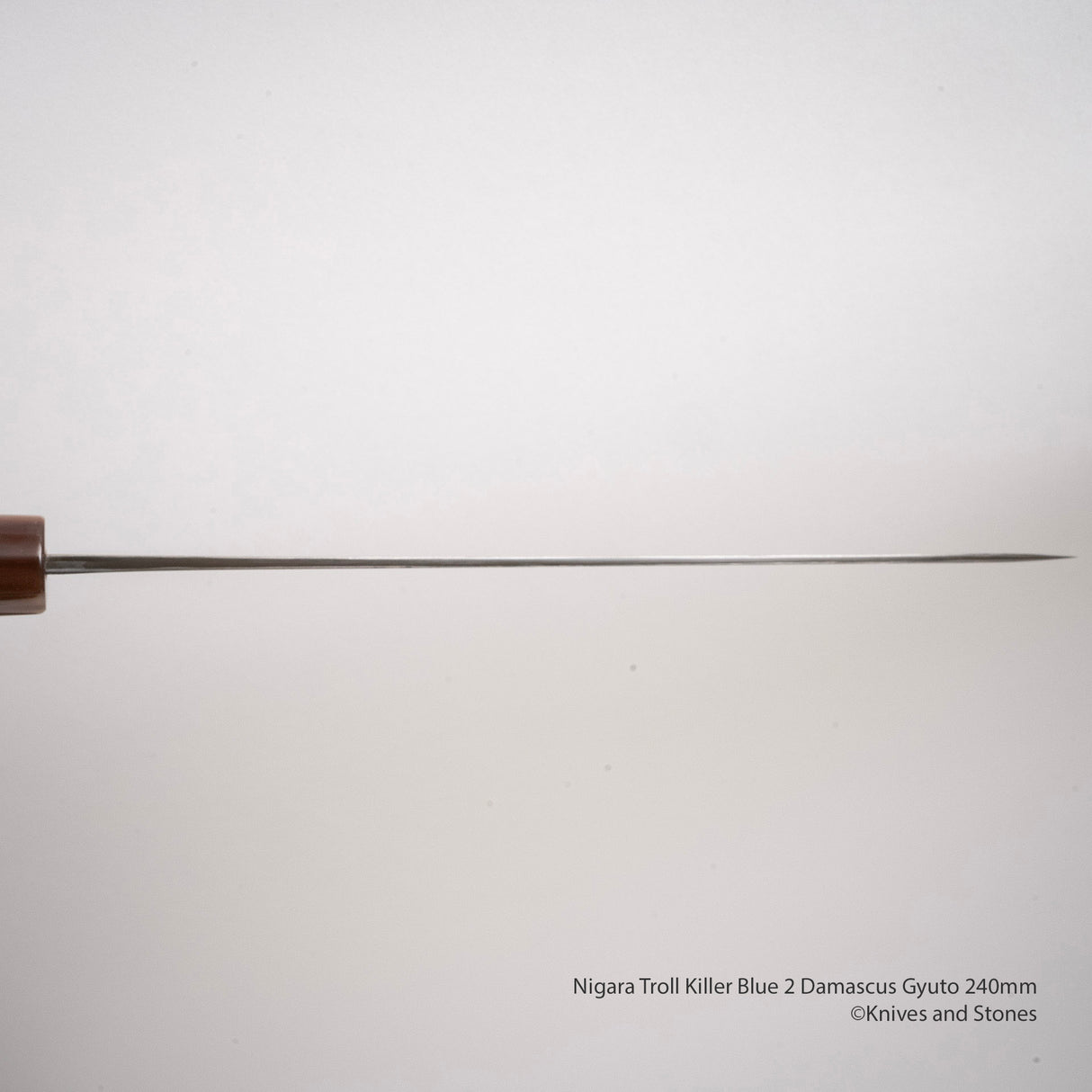 Nigara Troll Killer "Onikoroshi" Aogami #2 Damascus 240mm Gyuto