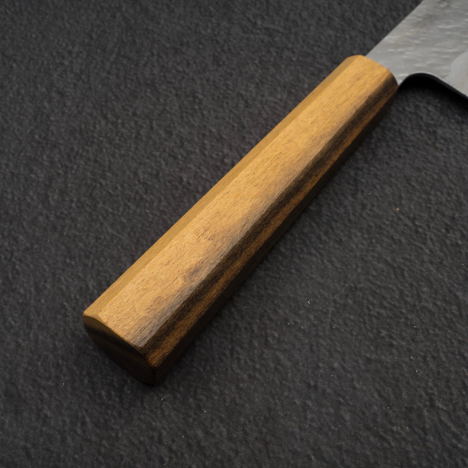 Nigara VG10 Damascus Tsuchime Gyuto 210mm Black Chacate Handle