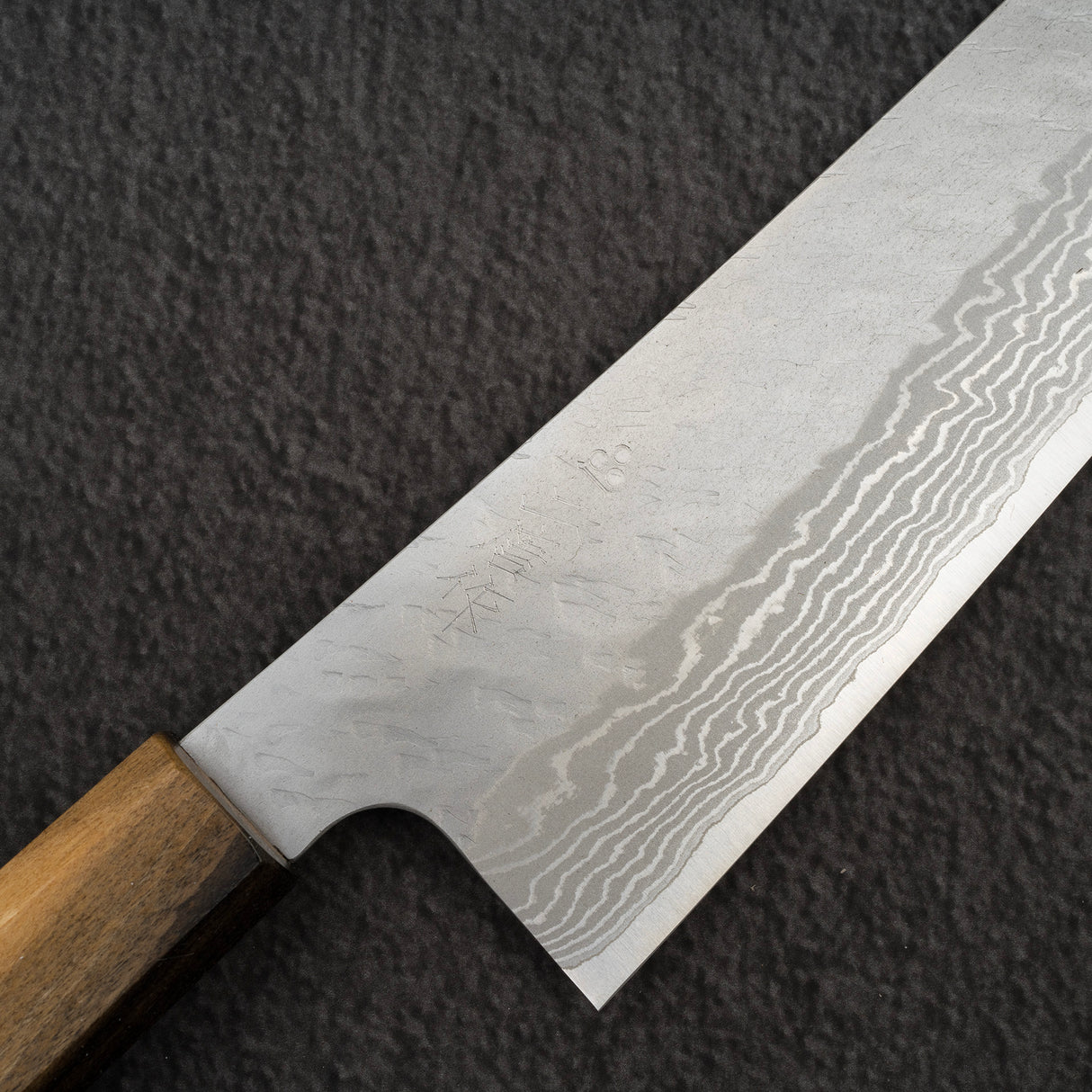 Nigara VG10 大馬士革 Tsuchime K-tip Gyuto 210mm 黑色 Chacate 手柄