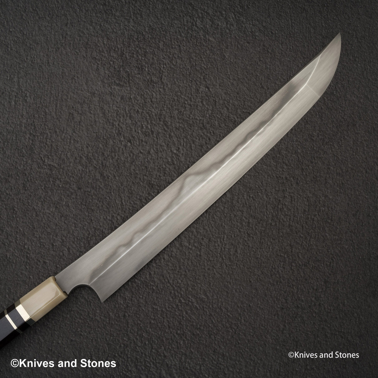 Nigara Blue 2 Honyaki Mt Fuji Hamon Sakimaru 300mm