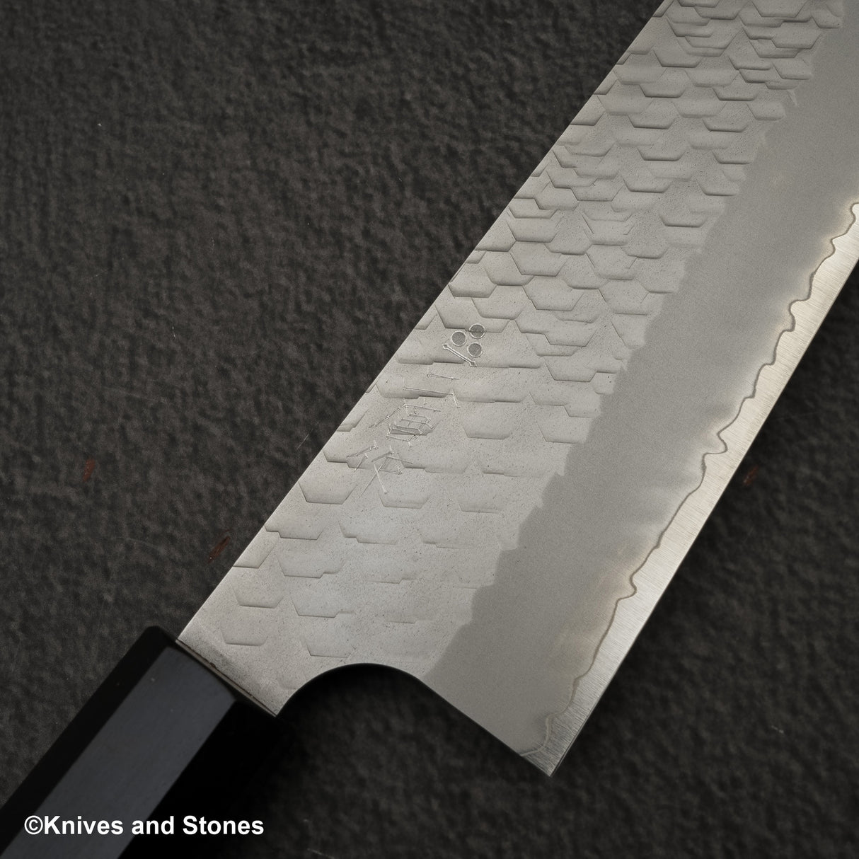 Nigara SG2 Tsuchime Matt Migaki K-tip Gyuto 240mm 烏木