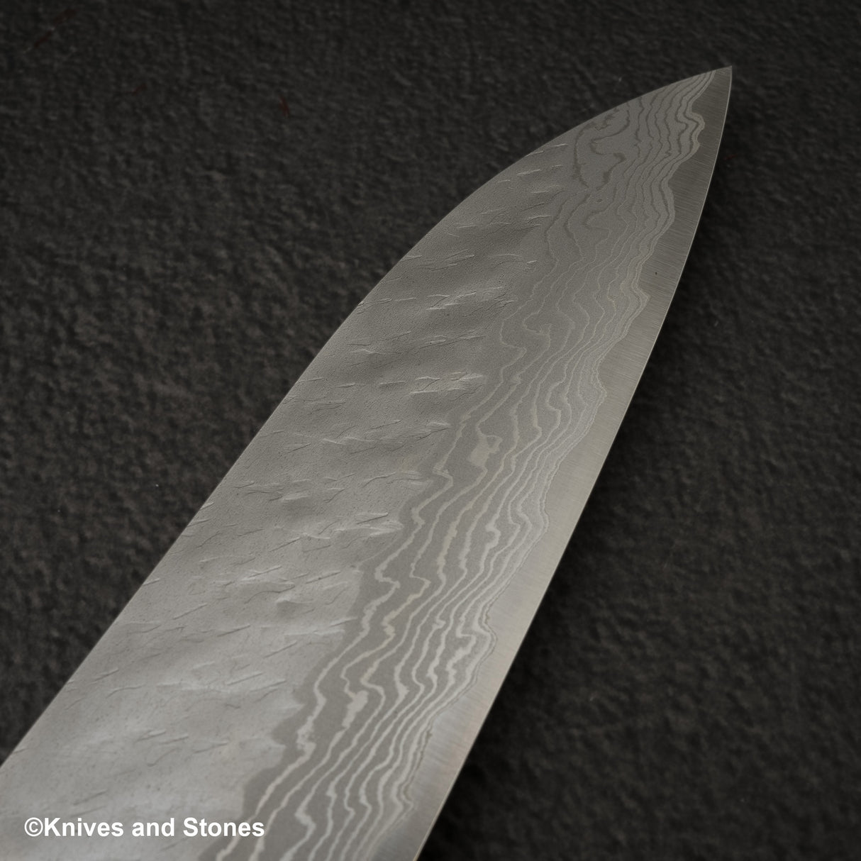 Nigara VG10 大馬士革 Tsuchime Gyuto 240mm 黑色 Chacate