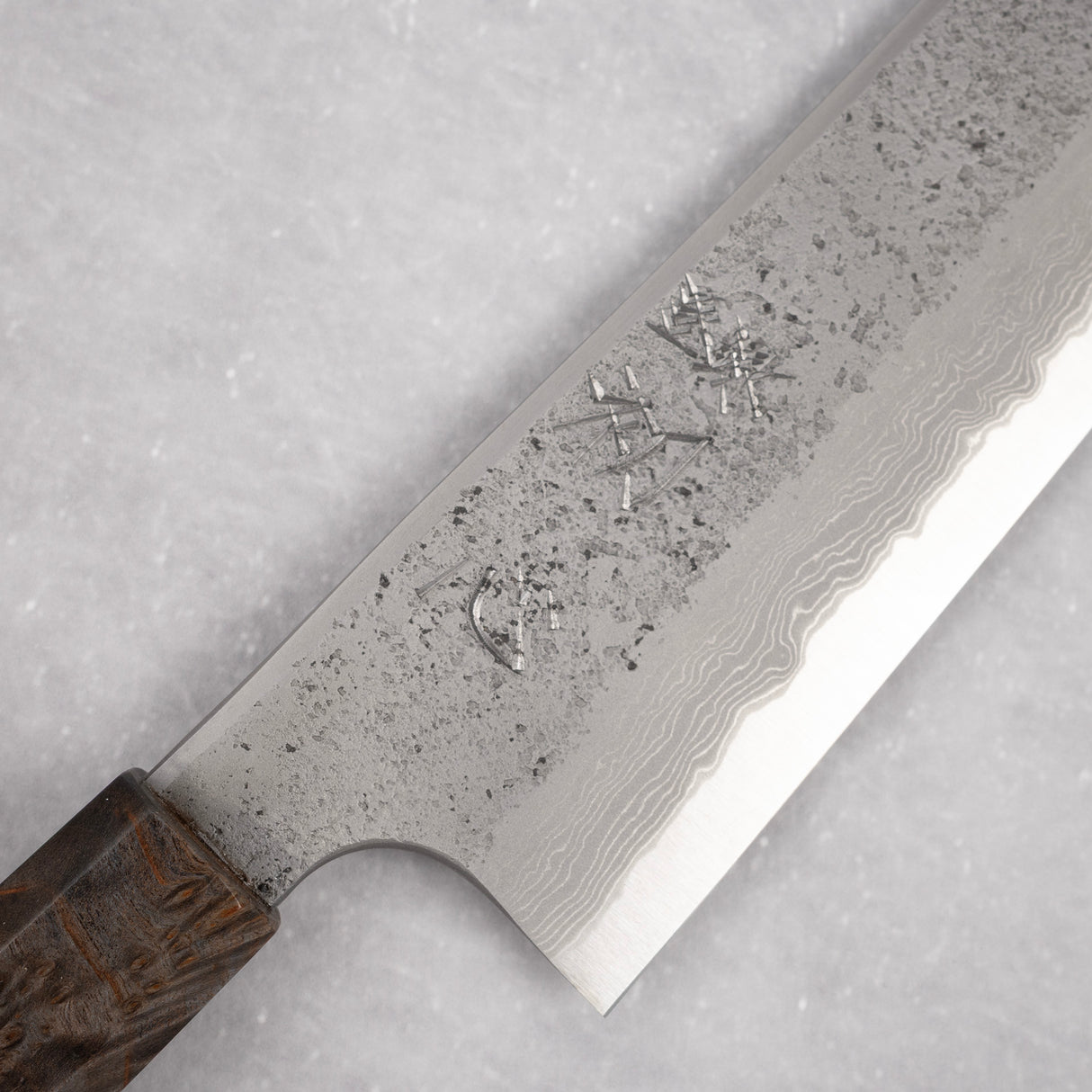 Nigara x Hatsukokoro Ryusui Blue 2 大馬士革梨子 K-tip 牛刀 210mm