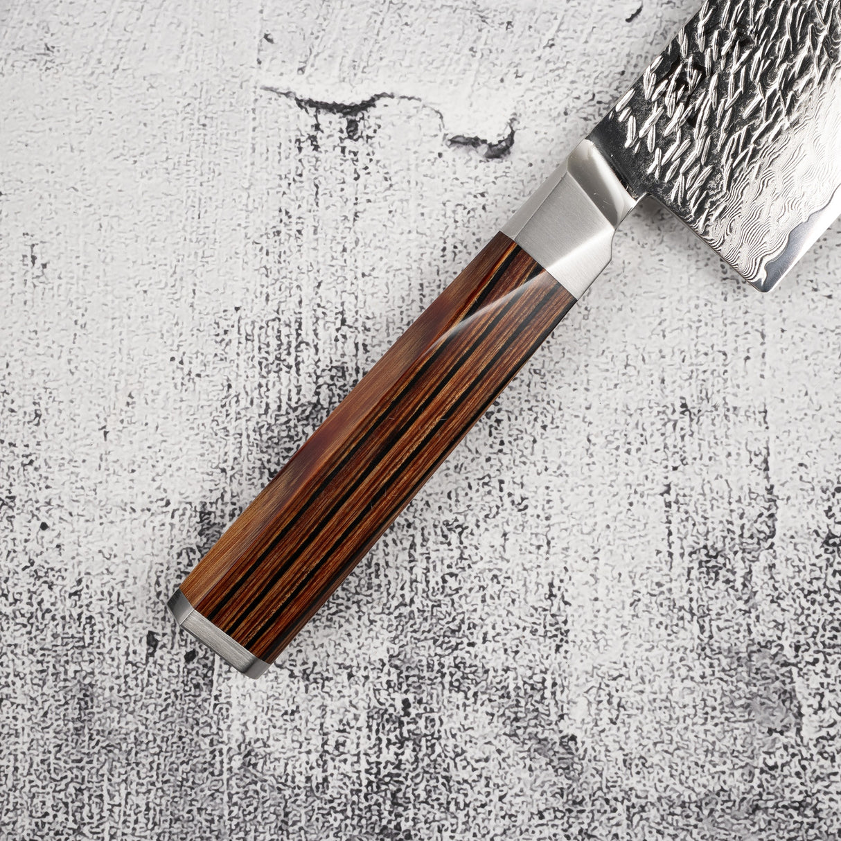 小野涼風 SG2 大馬士革菜切 165mm 槌目