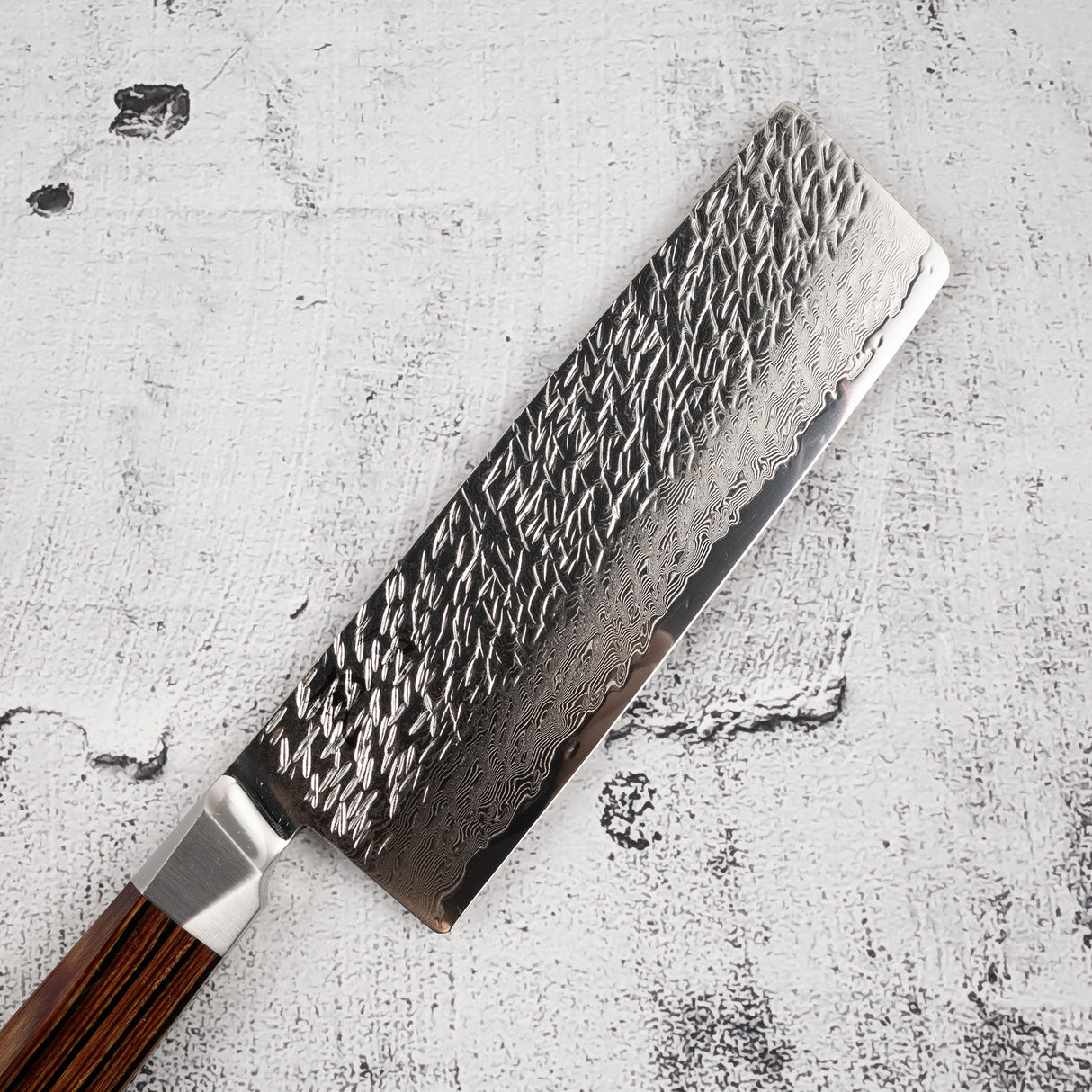 小野涼風 SG2 大馬士革菜切 165mm 槌目