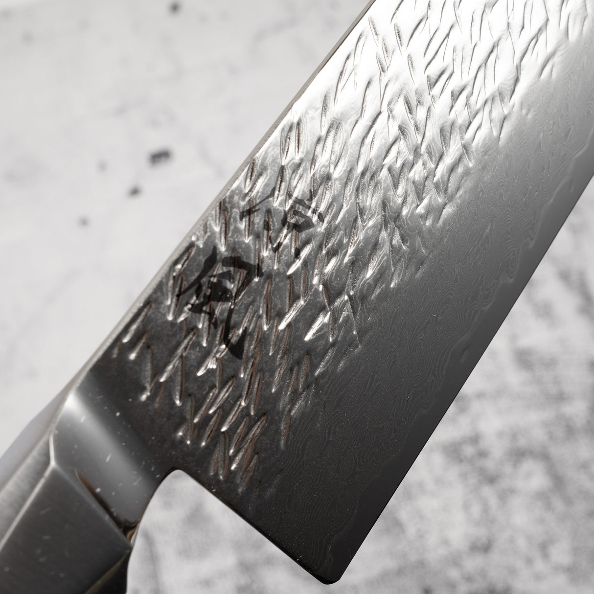 小野涼風 SG2 大馬士革菜切 165mm 槌目