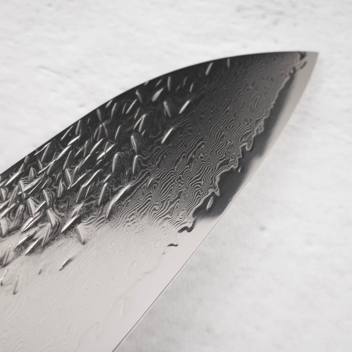 Ono Suzukaze SG2 Tsuchime Damascus Santoku 180mm