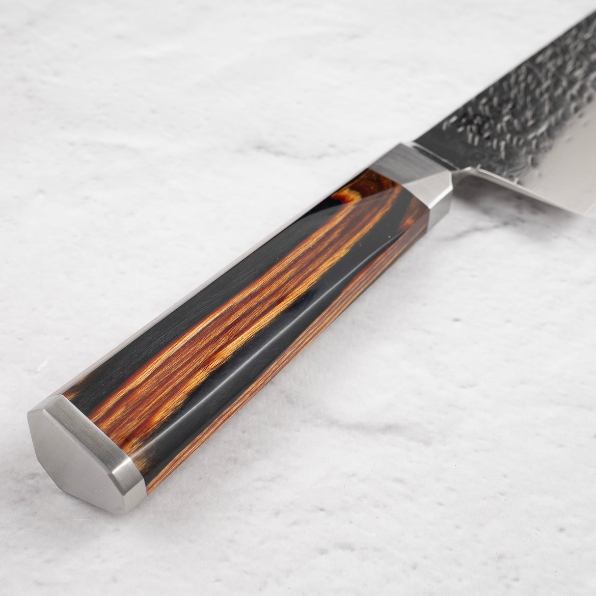 Ono Suzukaze SG2 Tsuchime Damascus Santoku 180mm