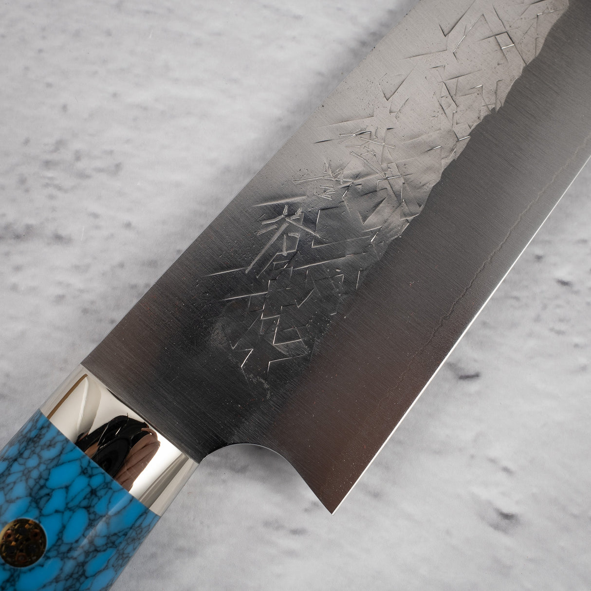 Takeshi Saji SRS13 Gyuto 210mm 西部藍綠松石色